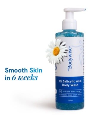 Be Bodywise 1% Salicylic Acid Body Wash - Prevents Body Acne - SLS & Paraben Free - Shower Gel
