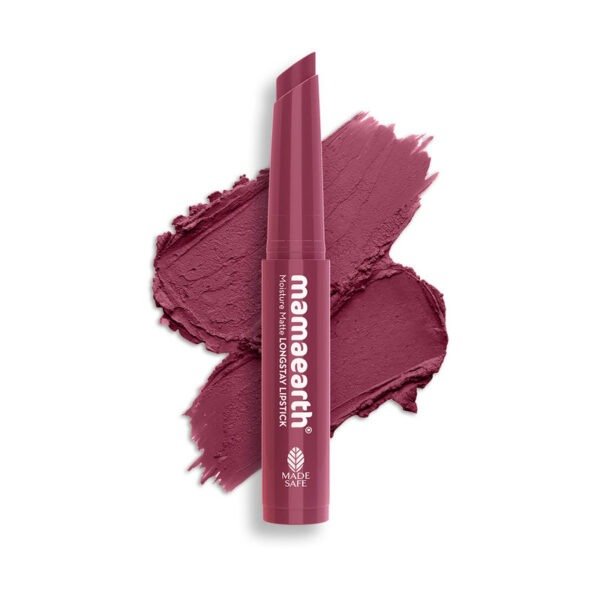 Mamaearth Moisture Matte Longstay Mini Lipstick with Avocado Oil & Vitamin E - 01 Carnation Nude