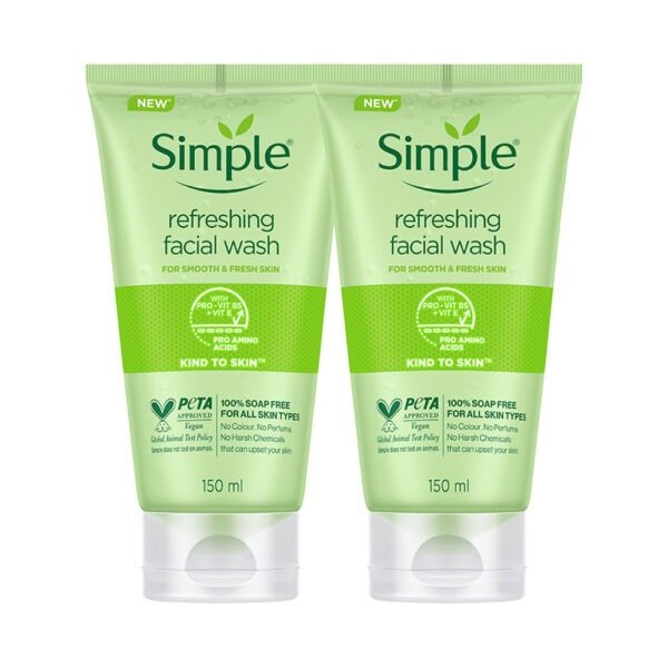 Simple Refreshing Facial Wash Combo