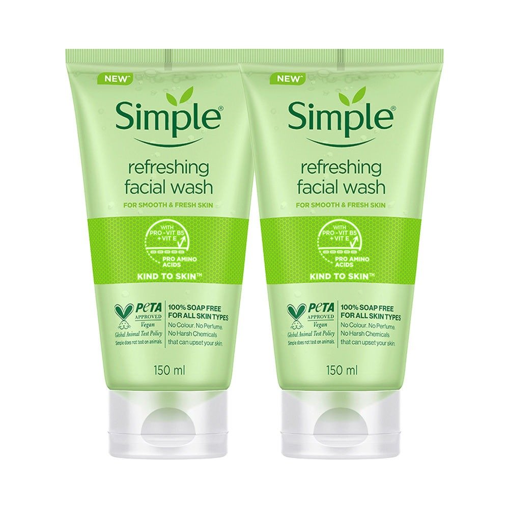 Simple Refreshing Facial Wash Combo